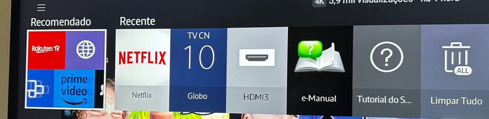 Samsung smart tv 43” ( 109 cm de ecrã na diagonal)