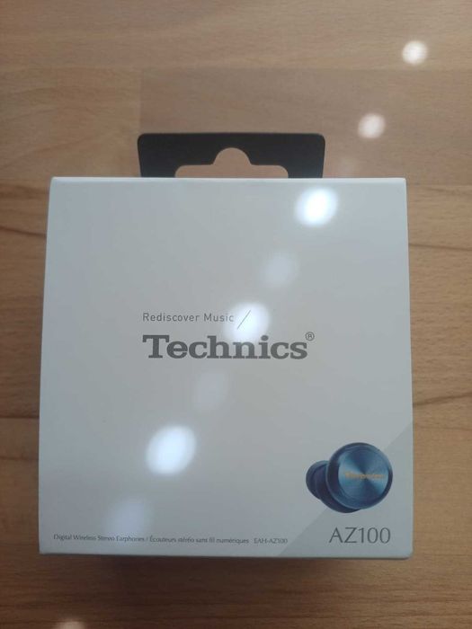 Słuchawki bezprzewodowe bluetooth TECHNICS AZ100E-A BLUE niebieskie NOWE