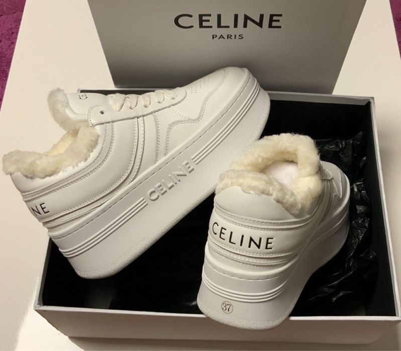Buty białe, icieplane CELINE