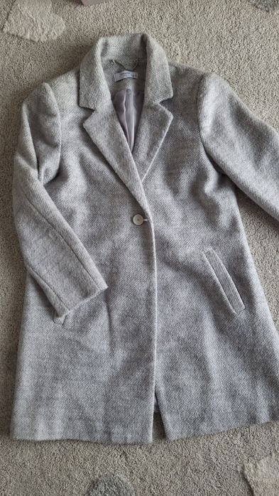 Płaszcz damski szary