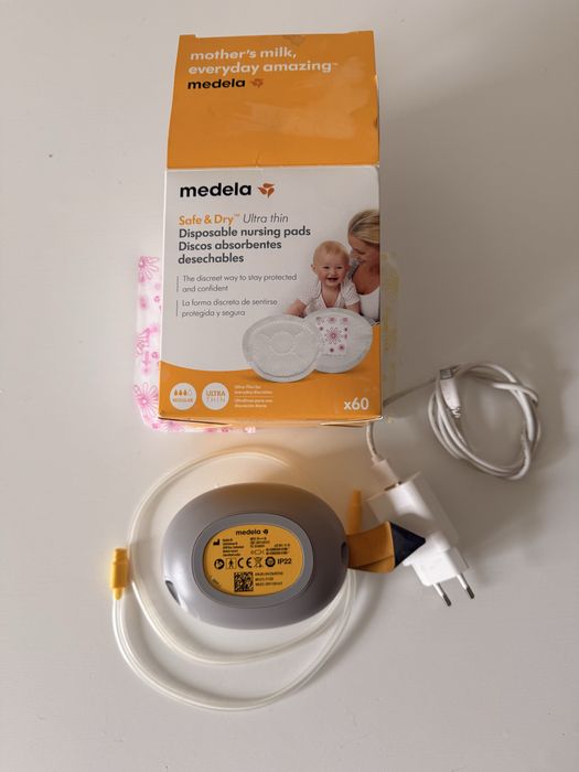 Bomba tira-leite Medela Solo + acessórios em excelente estado