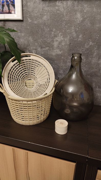 Szklany Gąsior balon na wino 5l