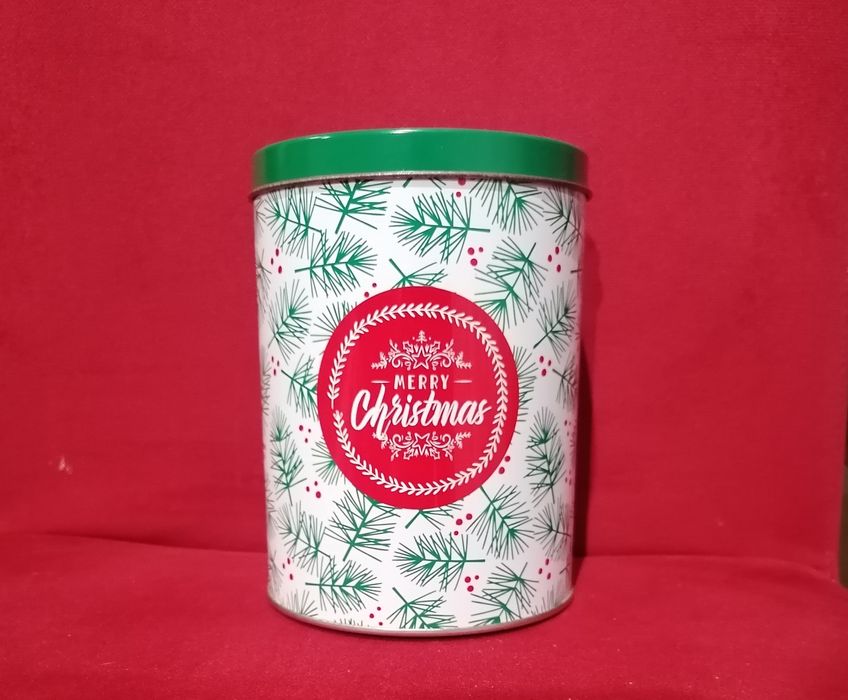 Lata classica com motivo de Natal