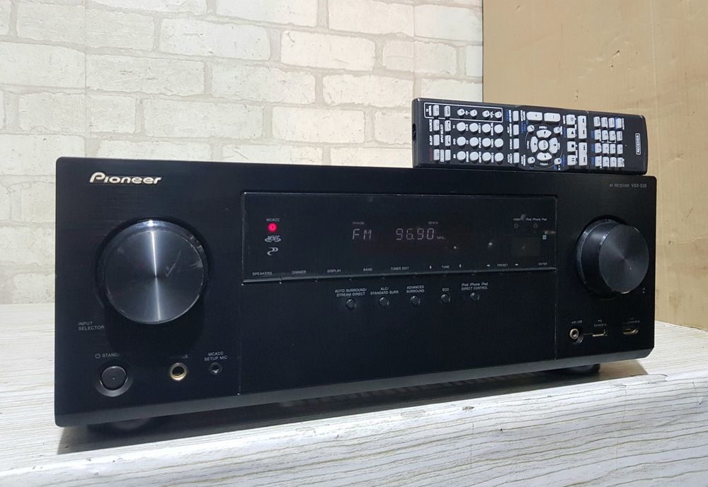 Пульт! 5.1AV-ресивер Pioneer VSX-528-K,5*130 Вт!HDMI,USB,4К,AirPlay