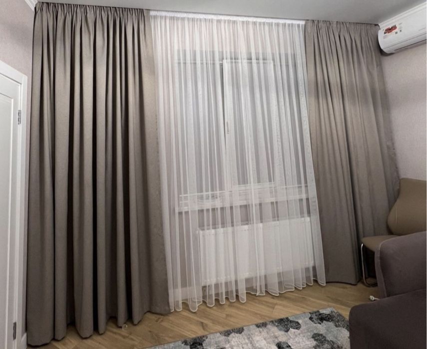 Готові нові штори 2шт. По 3м. ×2.60 висота!