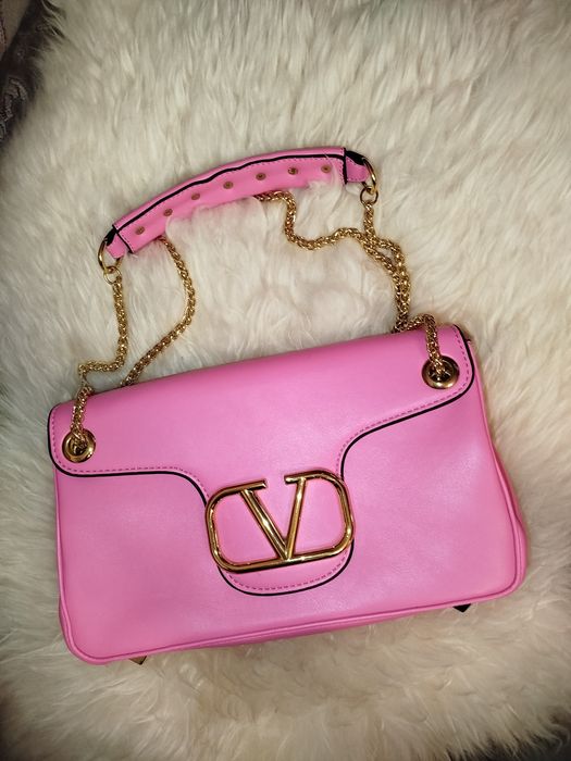 Розовая Сумка Valentino garavani