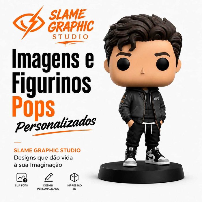 Pops Personalizados - Imagens 2D e Figurinos 3D