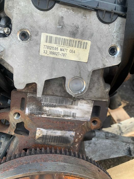 Silnik kompletny M47d20  BMW 2.0 D 150 KM M47tu2 M47t