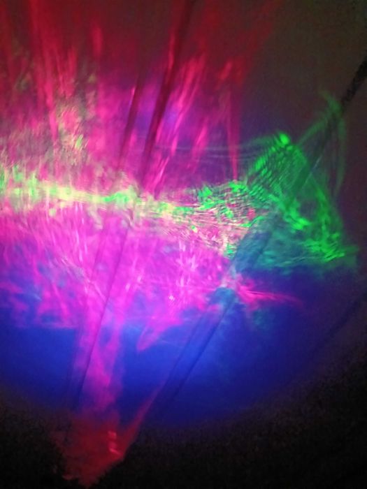 Liquidlaser laser ozdobny RG / LED niebieski dekoracja światłem