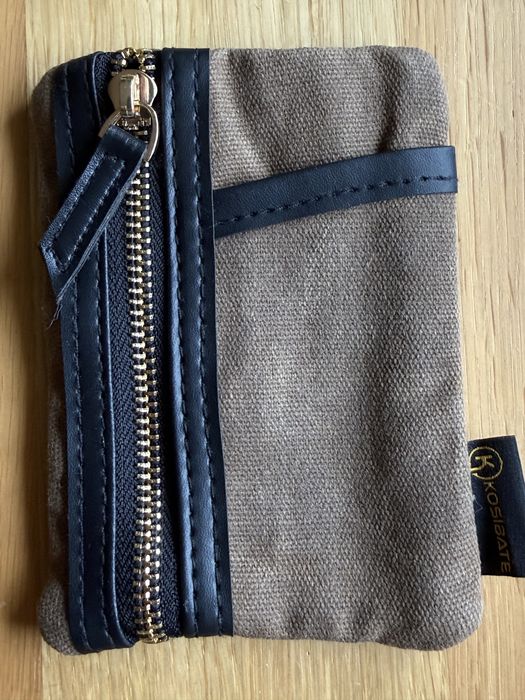 EDC etui z płótna woskowanego kolor  brązowy