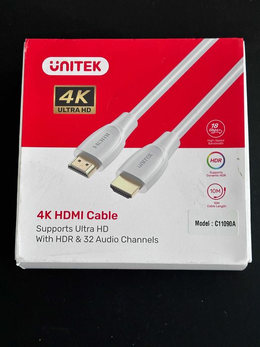 Unitek kabel HDMI 4k 10 metrów nowy