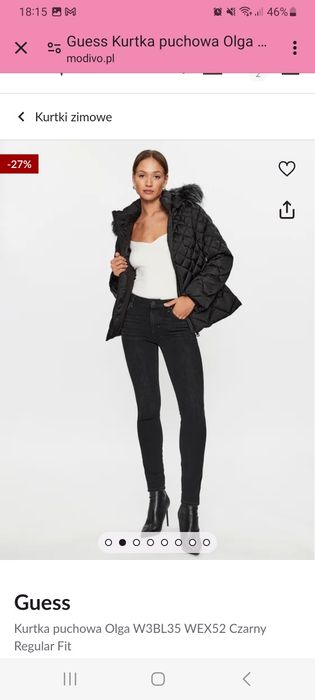 OKAZJA GUESS Kurtka Guess r.40 oryginalna promocja