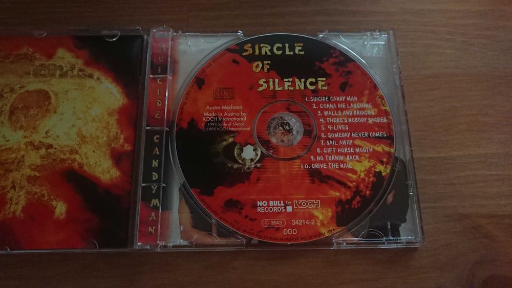 Sircle Of Silence Suicide Candyman CD *NOWA* 1994 Accept David Reece ...