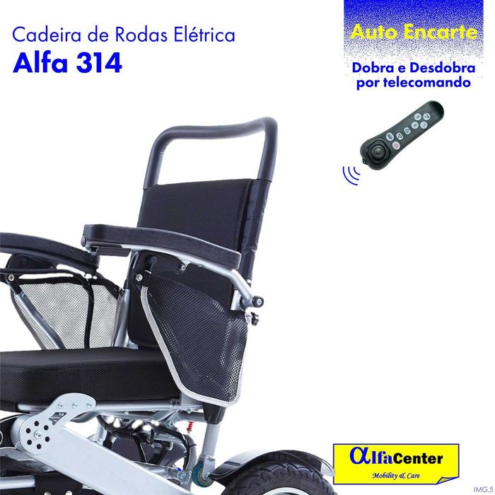 Cadeira de rodas elétrica Alfa 314 - NOVA