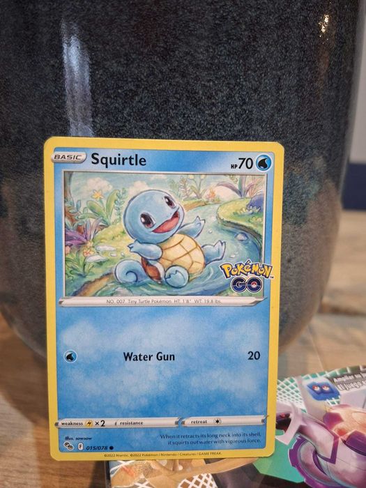 Carta Pokémon Squirtle #15 Pokemon Go