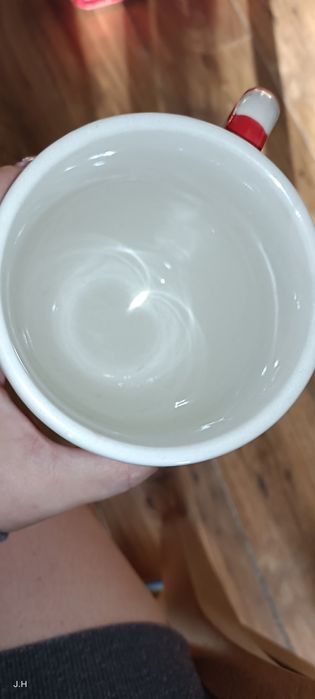 Kubek ceramiczny świąteczny.