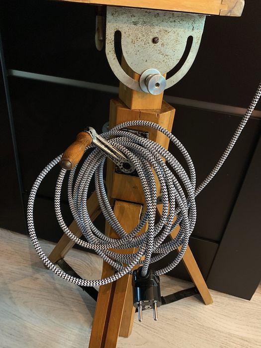 Lampa podlogowa stojaca vintage loft industrial industrialna glamour