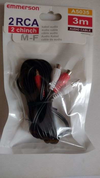 Kabel audio RCA nowy