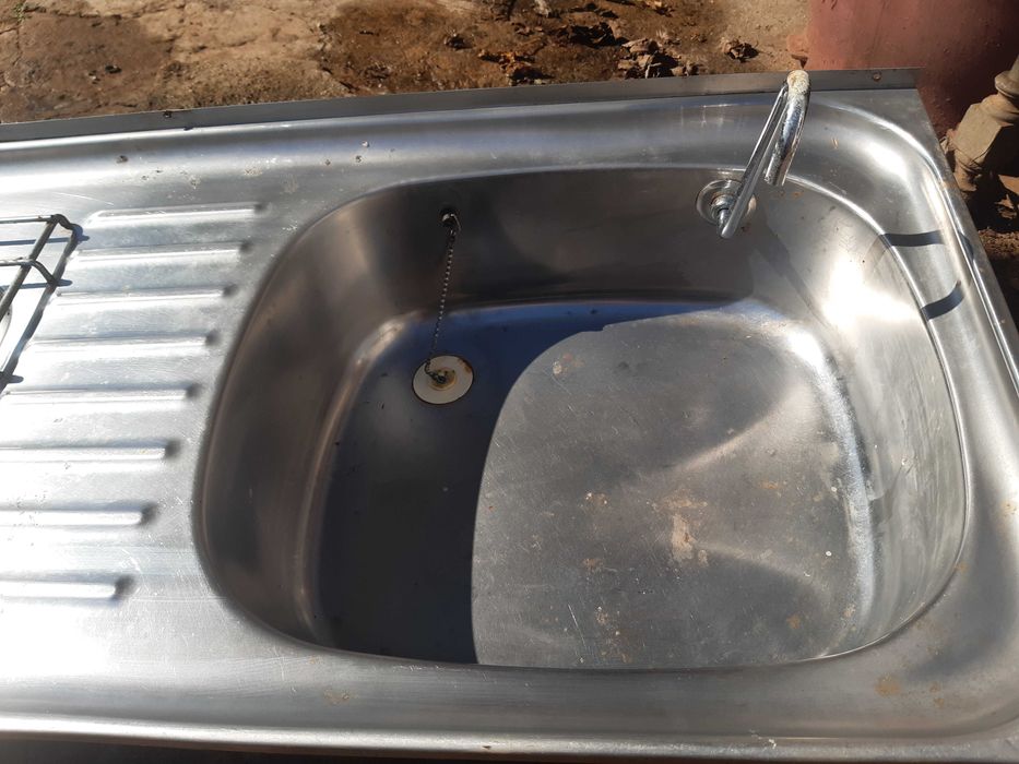 Fogão e lava loiça caravana