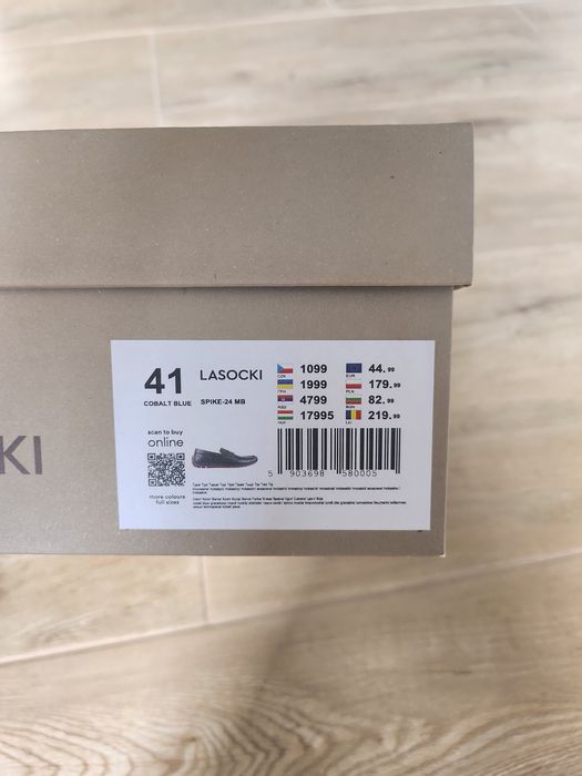 Buty męskie lasocki 41