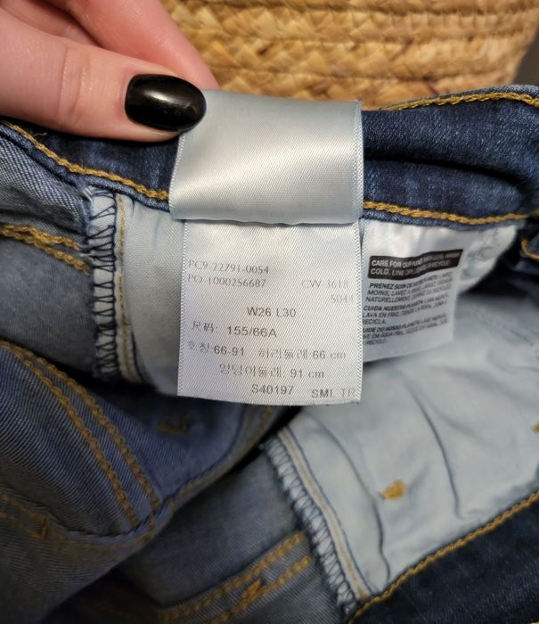 Jeansy Levis Mile High Super Skinny rozm. 26 (S)