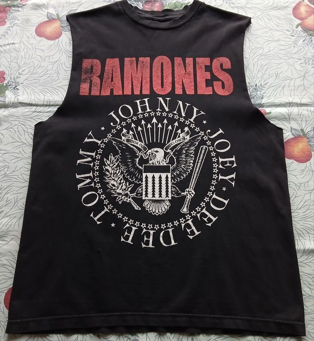 Винтаж vintage punk hardcore мерч футболка группы Ramones