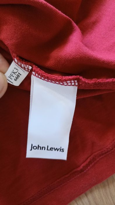 Bawełniana koszulka z krótkim rękawem John Lewis rozmiar M