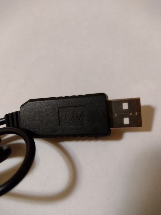 Кабель-конвертер USB-DC,повышайка,9-12В для роутера