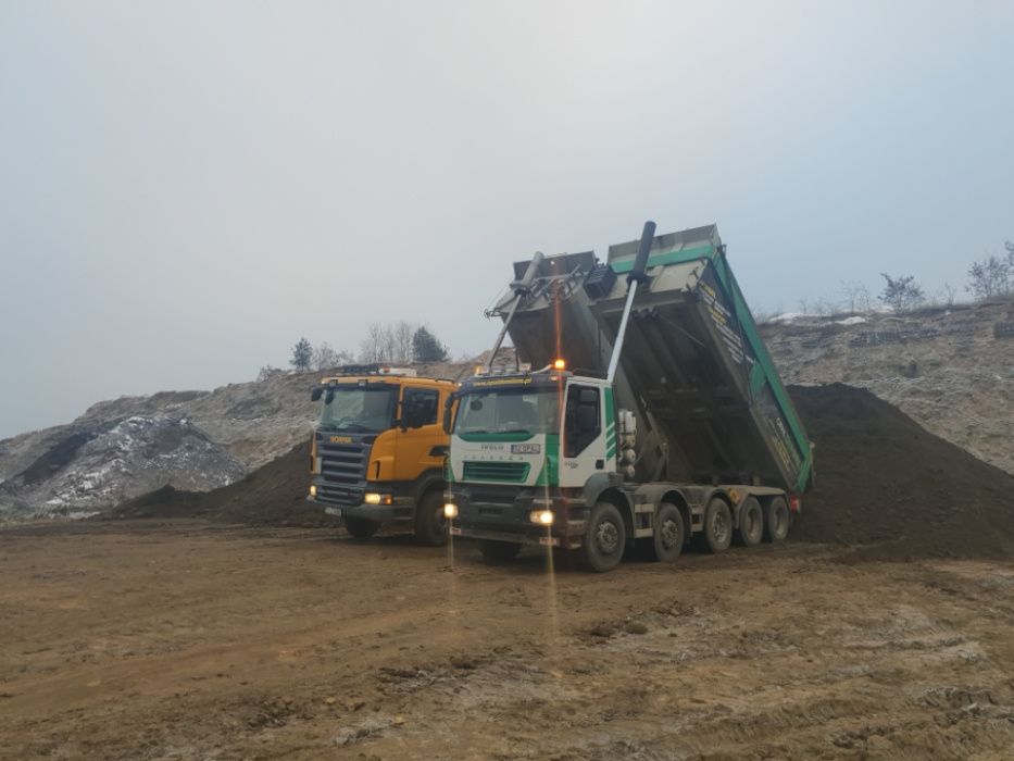 Usługi transportowe wywrotki oski i wanny