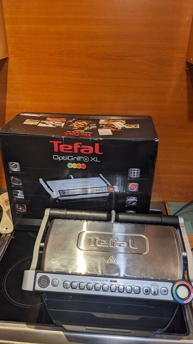 Гриль Tefal OptiGrill+ XL. Робочий, у рідній коробці