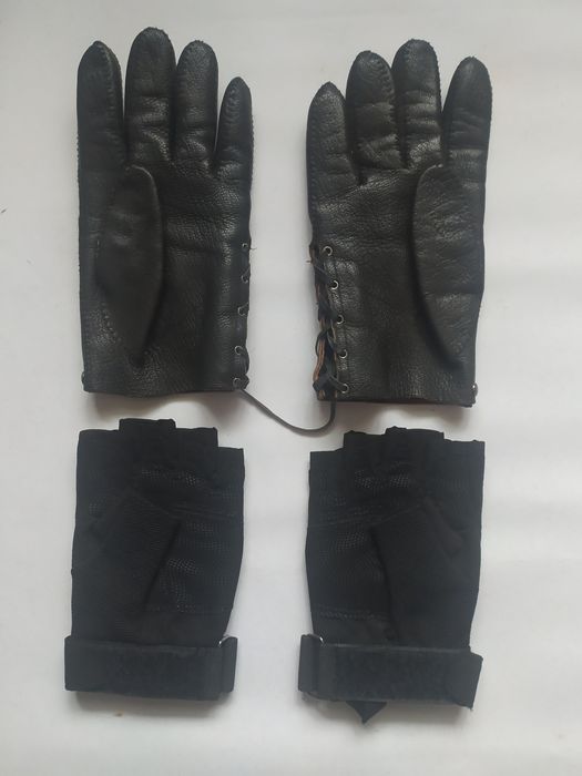 Мото рукавиці шкіряні