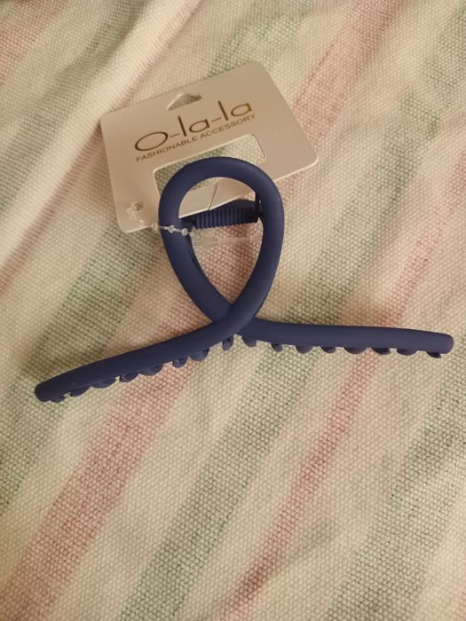 Заколка краб металл 11см