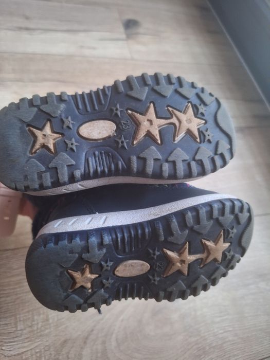 Dziewczęce zimowe buty śniegowce wodoodporny 23