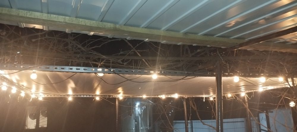 Накриття та навіси з банеру