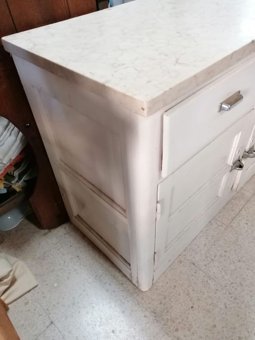 Bancada ilha antiga para cozinha