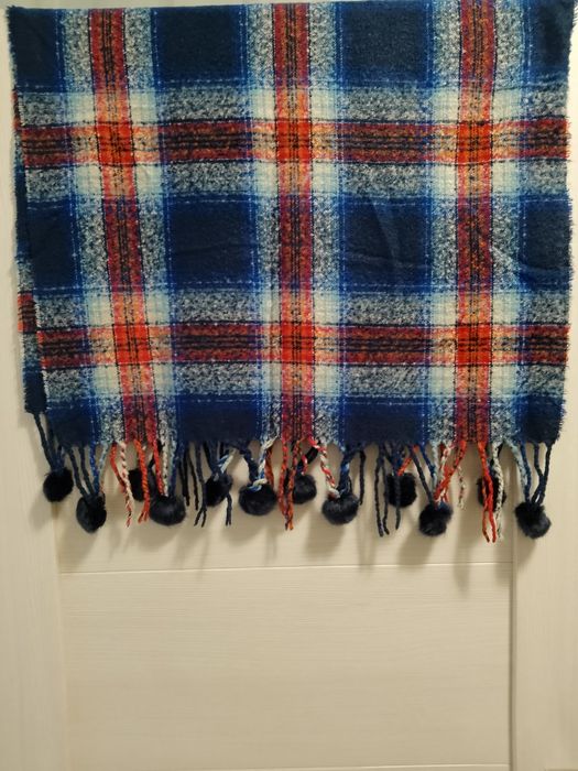 Теплий великий жіночий шарф