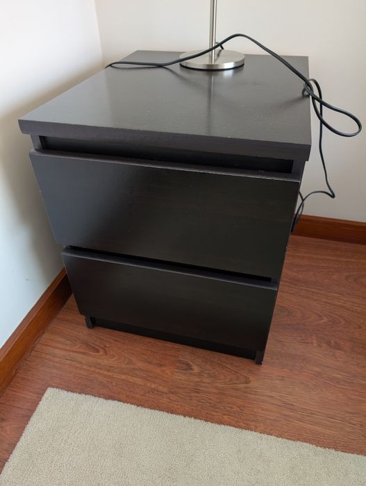 Conjunto de Quarto (Cama + Colchão + 2 Mesinhas)