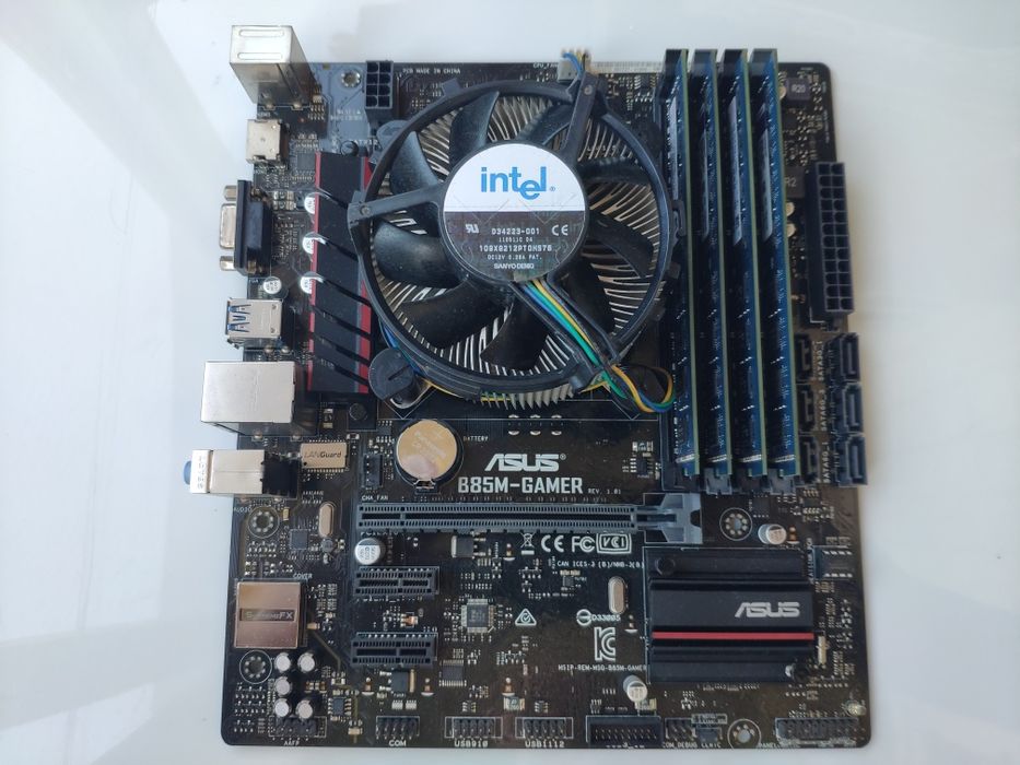 Asus B85M-GAMER з Xeon 1246v3 та 16 GB