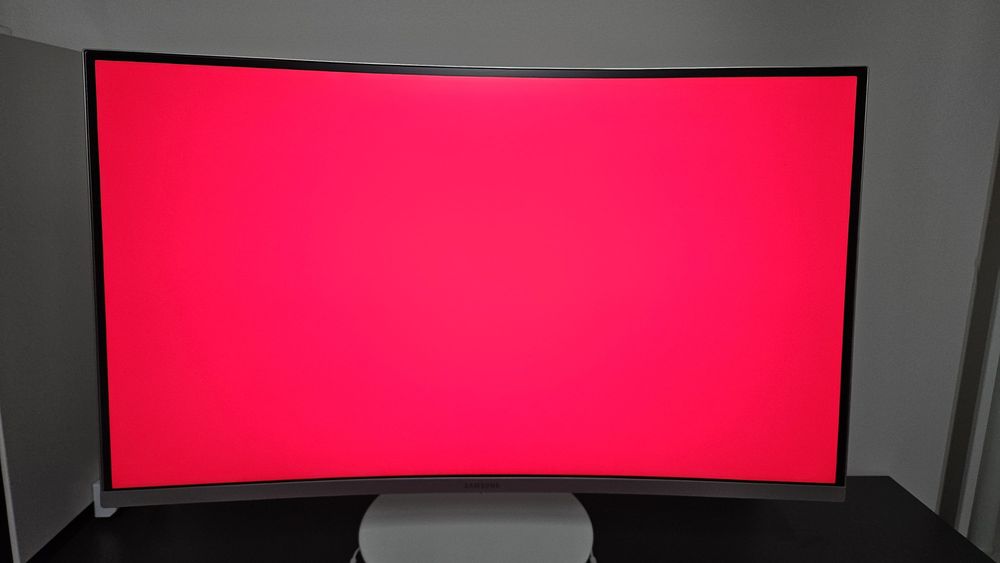 Monitor Samsung QLED C27H711Q CH711 27" zakrzywiony (Curved) biały, Quantum Dot, WQHD