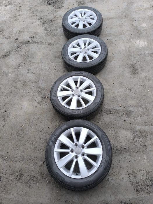 205/55/R16 Kleber Dynaxer Alufelgi Oryginał Audi VW opony letnie 2023r