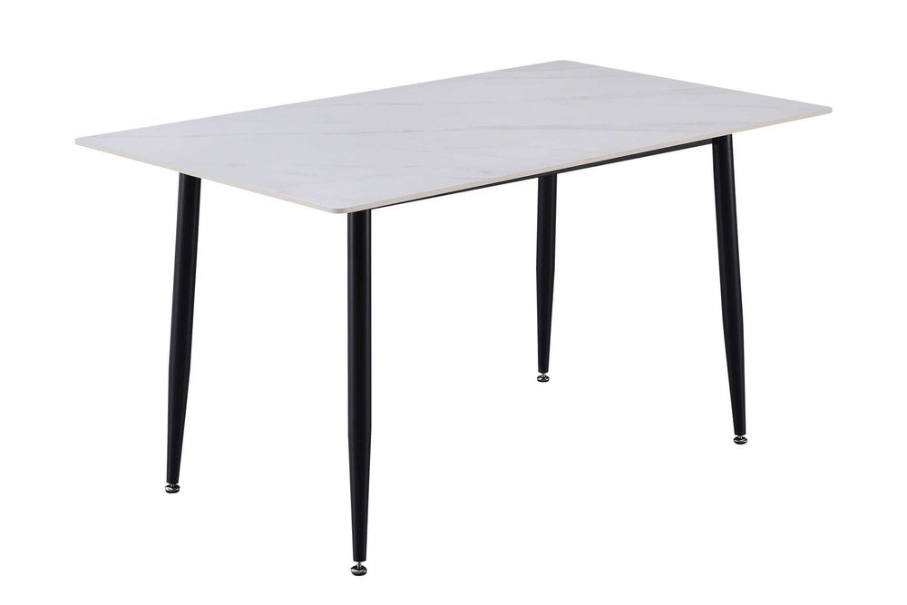 Обідній стіл Fregat Kerama 120x70 см Керамічна плита 11мм білий мармур