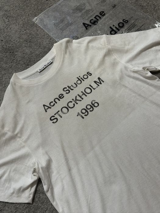 T-shirt Acne Studios Stockholm 1996 Branca - NOVA