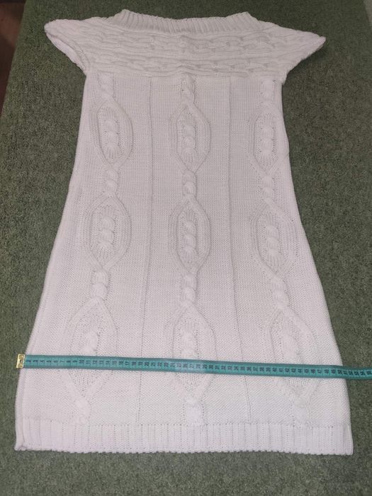 Белое платье туника