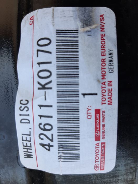 Fegi 15 z czujnikami. Toyota yaris 4,mazda 2.