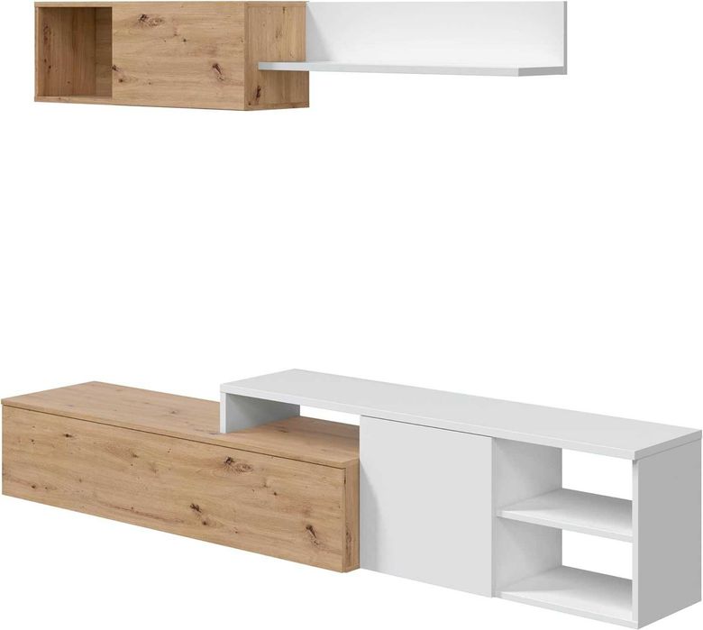 Móveis para a sala em carvalho e branco [reversíveis]NOVO ENVIO GRÁTIS