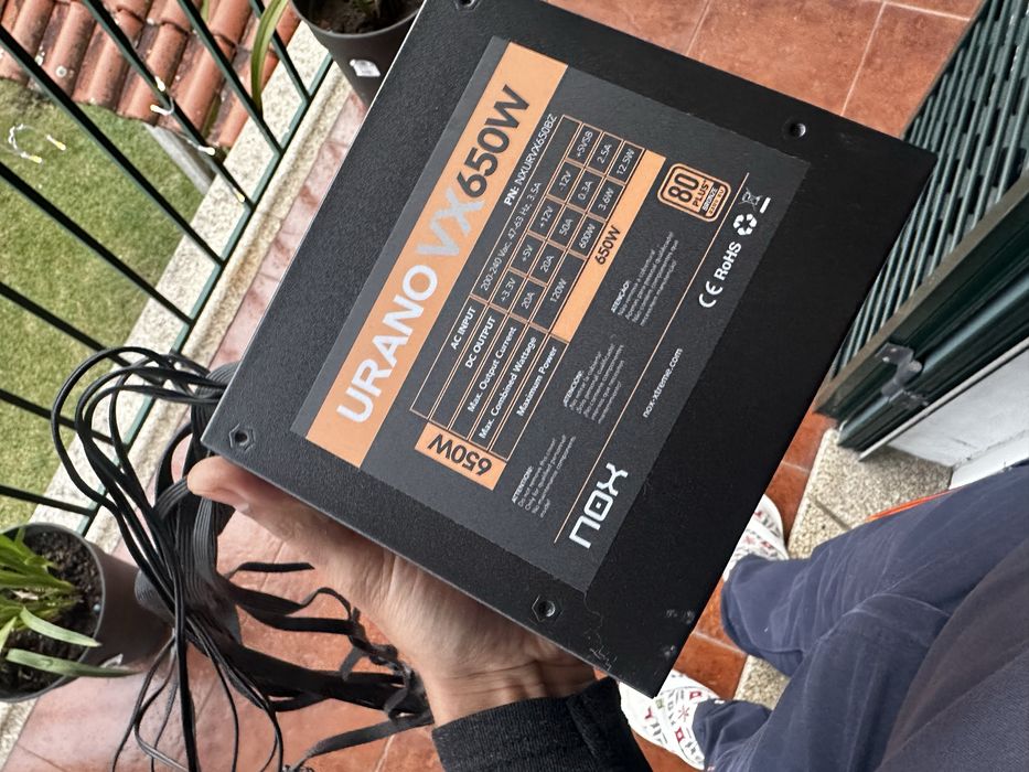 Fonte NOX Urano VX 650W  80+ Bronze