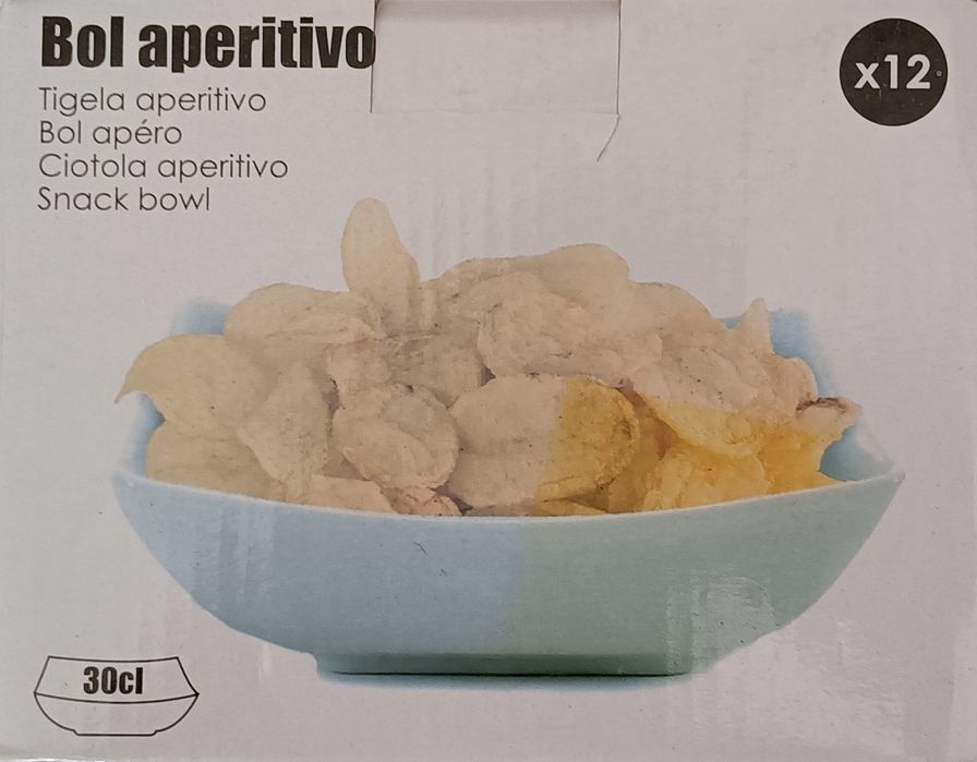 Conjunto de 12 Tigelas para Aperitivos - Novo