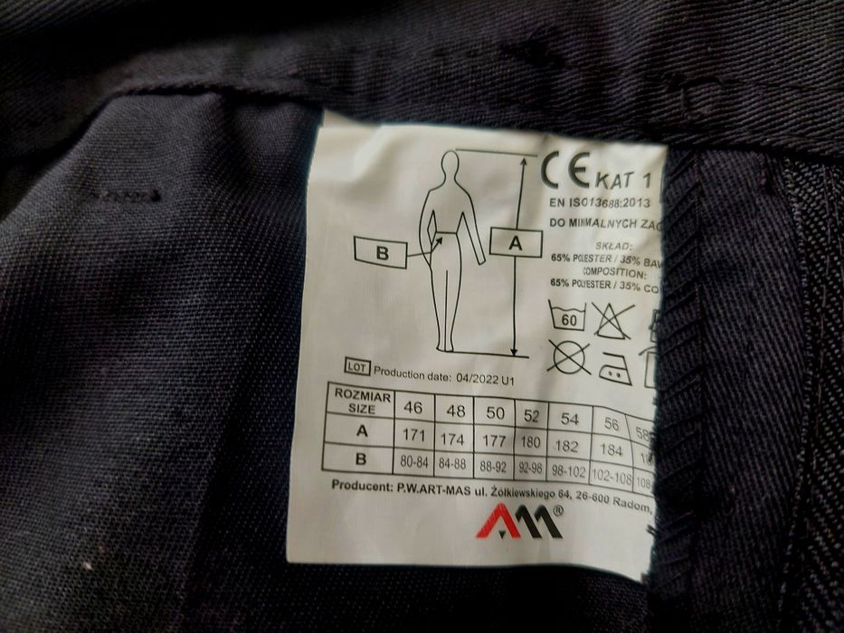 Spodnie bojówki  czarne