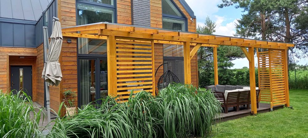 żaluzje ogrodowe zabudowa tarasu