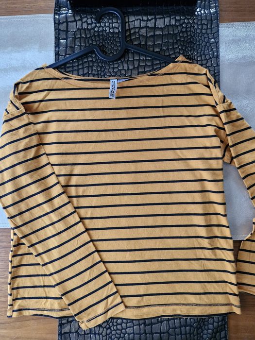 Bluzka h&m musztardowy jak nowa